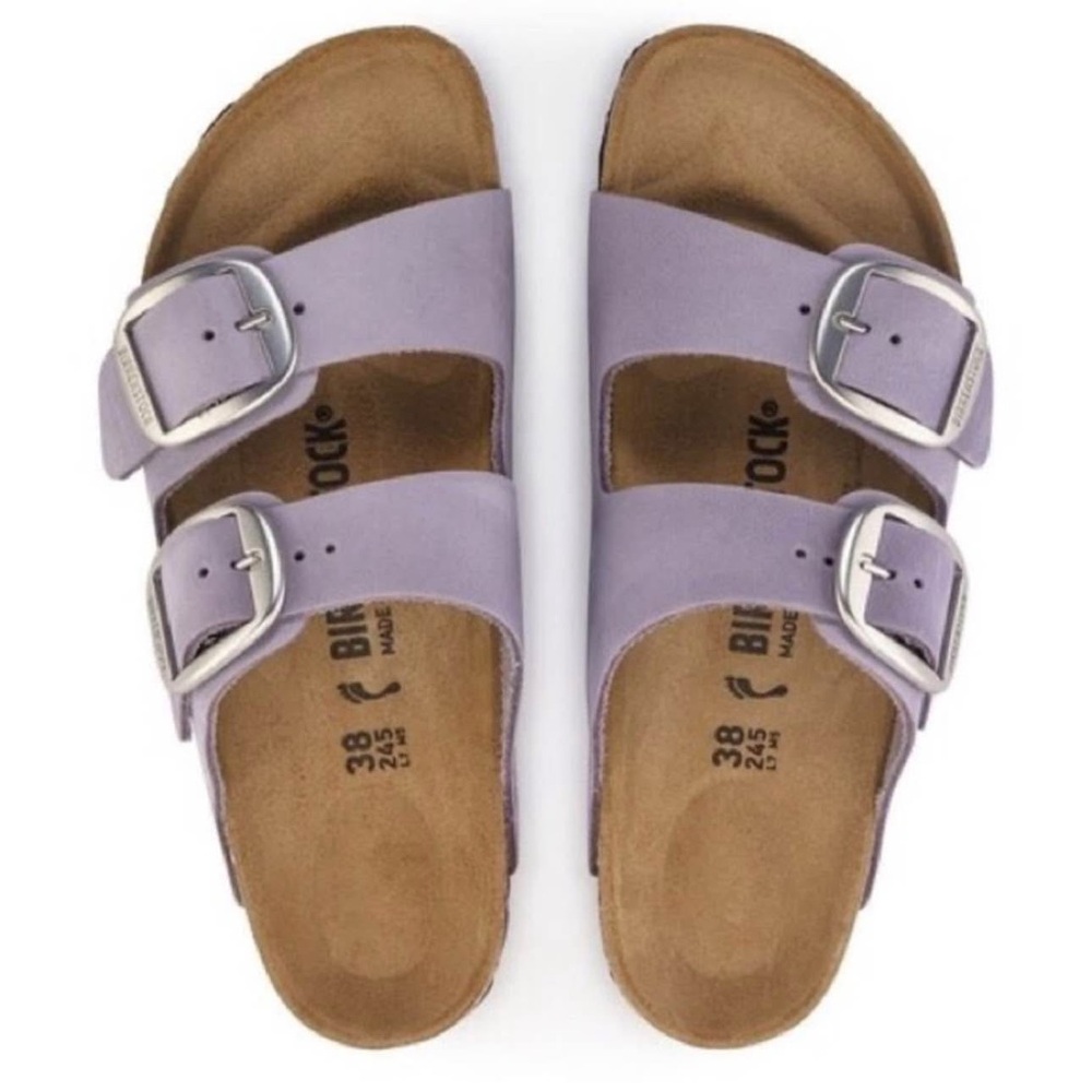 Birkenstock Arizona Big Buckle
Nubuck Leather - Purple Fog